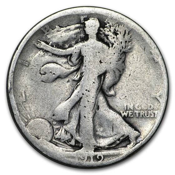 1919 Walking Liberty Half Dollar AG 1919 Walking Liberty Half Dollar AG